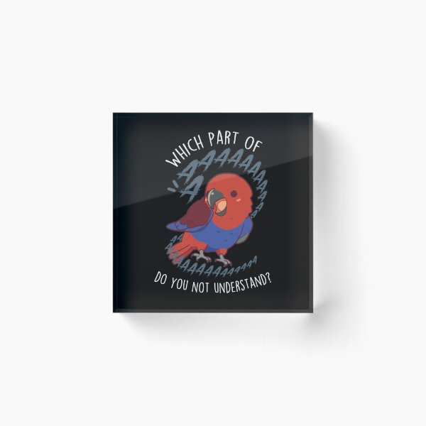 Item preview, Female Eclectus Parrot Aaaa designed and sold by Clara Hollins.