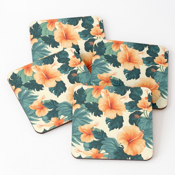Item preview, Hibiscus Flowers Pattern 19 designed and sold by DigitalPatternx.