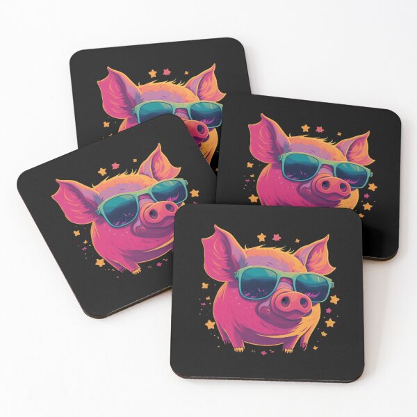 Item preview, Pig in sunglasses designed and sold by Pug-Obsession.