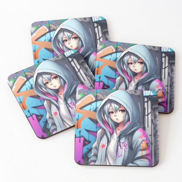 Artikelvorschau, Anime-Graffiti-Skater-Mädchen entworfen und verkauft von Fredro.