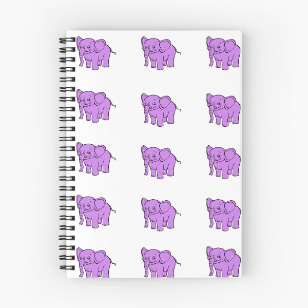 Aperçu de l'œuvre éléphants violets créée et vendue par KacperStore.