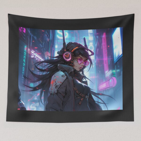 Item preview, DJ CyberCrystal: Unleash Futuristic Beats and Electrify the Dancefloor!" designed and sold by RIAiCreations.