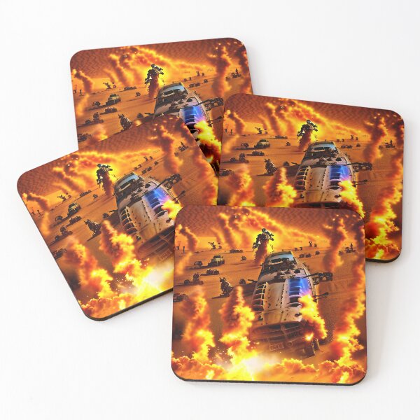 Item preview, A ravaged world of sand dunes and searing heat designed and sold by PixieDustAIArt.