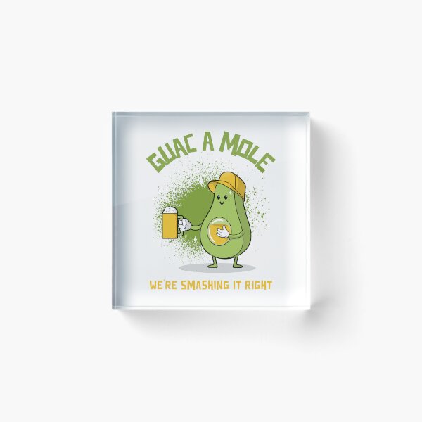 Item preview, Guac a mole - We're Smashing it Right - Funny Avacado Lover Addict Gift designed and sold by lildoodleshirts.