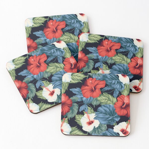 Item preview, Hibiscus Flowers Pattern 22 designed and sold by DigitalPatternx.