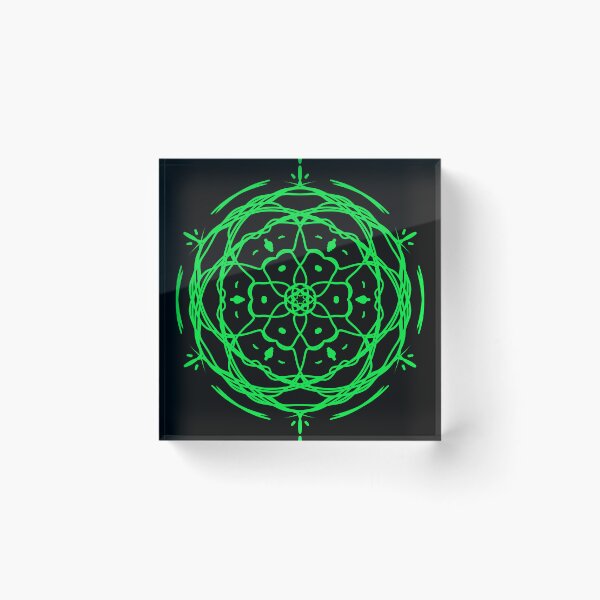 Item preview, Neon Mandala Green designed and sold by CatellaArs.