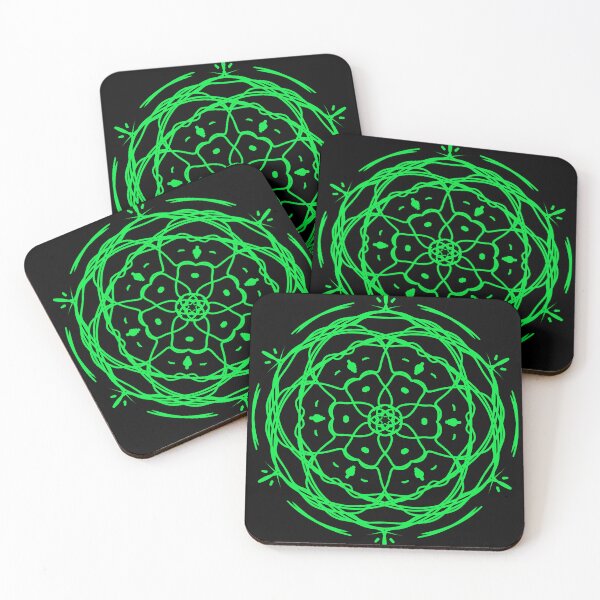 Item preview, Neon Mandala Green designed and sold by CatellaArs.