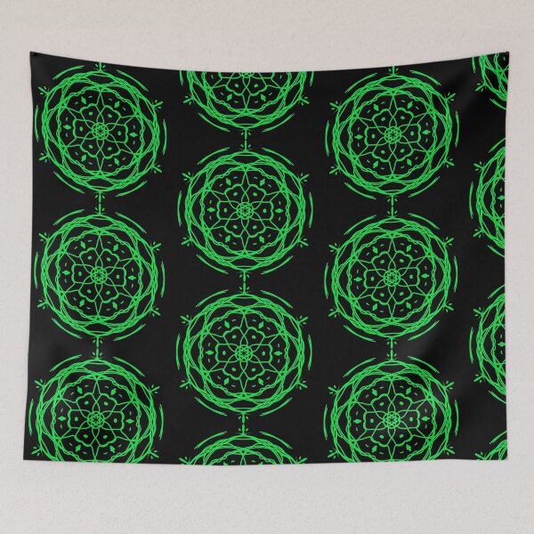 Item preview, Neon Mandala Green designed and sold by CatellaArs.