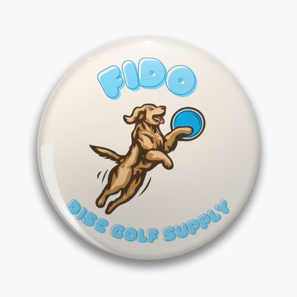Item preview, FIDO Disc Golf Supply Logo (Blue) designed and sold by FIDO-DG-Supply.
