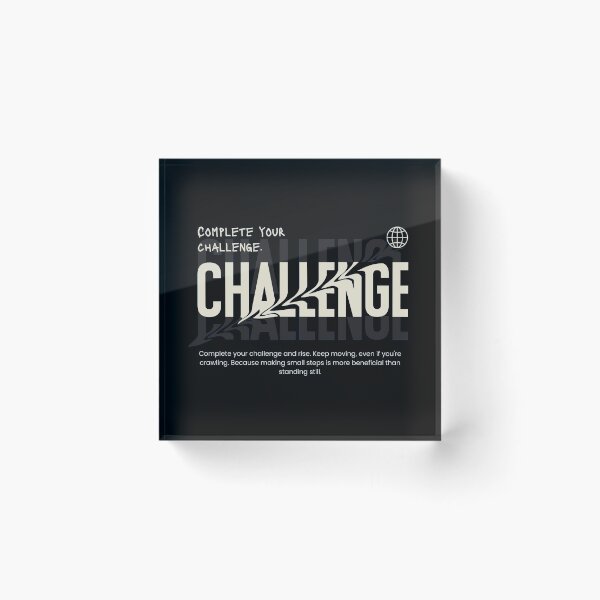 Item preview, Complete your challenge. designed and sold by Black Kings.