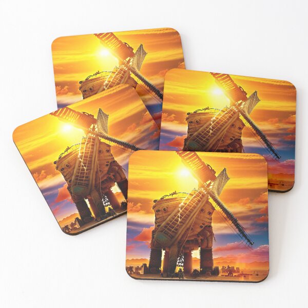 Item preview, A ravaged world of sand dunes and searing heat designed and sold by PixieDustAIArt.