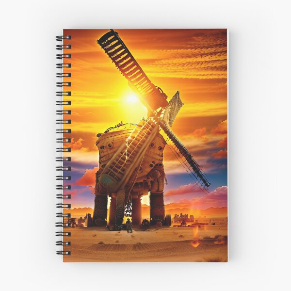 Item preview, A ravaged world of sand dunes and searing heat designed and sold by PixieDustAIArt.