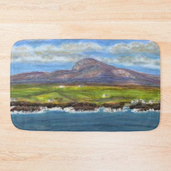 Item preview, Mynydd Tŵr or Holyhead Mountain from Bae Trearddur Bay on Anglesey designed and sold by LymphomaLass.
