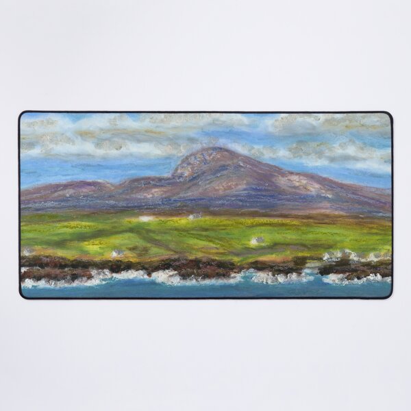 Item preview, Mynydd Tŵr or Holyhead Mountain from Bae Trearddur Bay on Anglesey designed and sold by LymphomaLass.