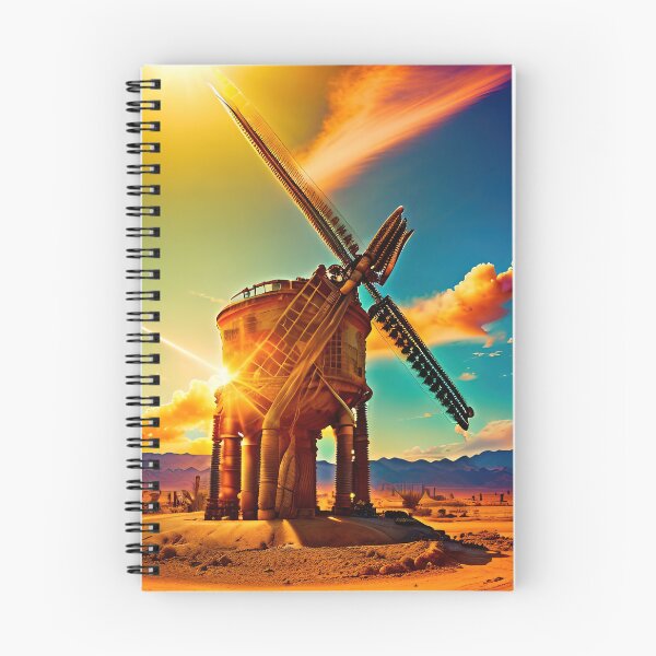 Item preview, A ravaged world of sand dunes and searing heat designed and sold by PixieDustAIArt.