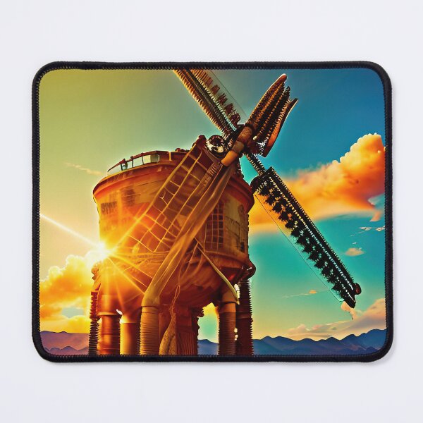 Item preview, A ravaged world of sand dunes and searing heat designed and sold by PixieDustAIArt.