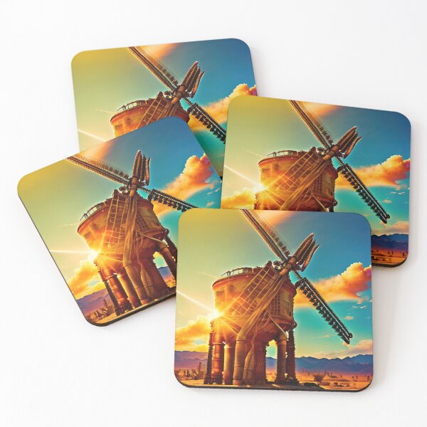 Item preview, A ravaged world of sand dunes and searing heat designed and sold by PixieDustAIArt.