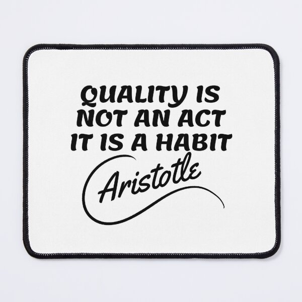 Item preview, Aristotle Quotes - Habit designed and sold by Writer Quotes.