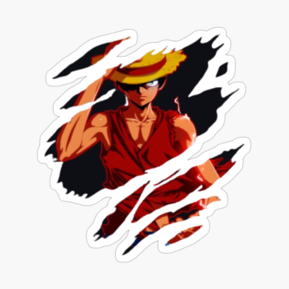 luffy one piece752.png Sticker for Sale by XzavSanfQ