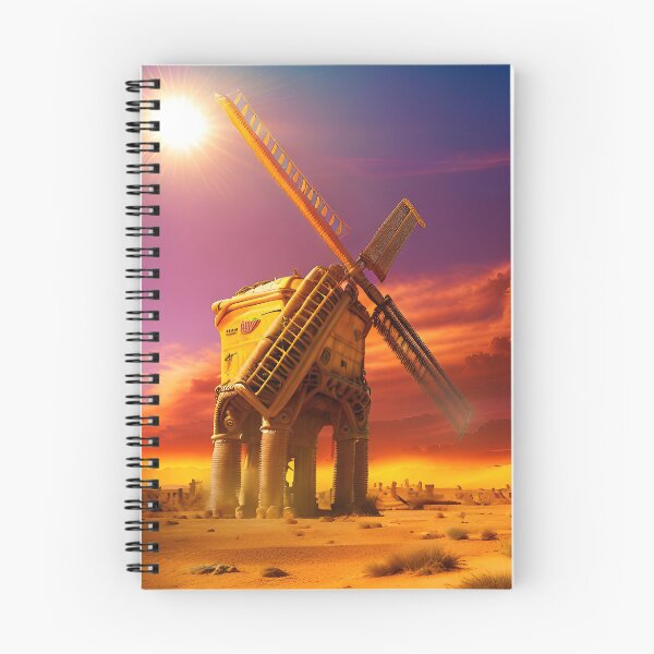 Item preview, A ravaged world of sand dunes and searing heat designed and sold by PixieDustAIArt.