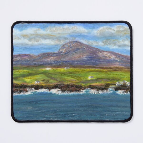 Item preview, Mynydd Tŵr or Holyhead Mountain from Bae Trearddur Bay on Anglesey designed and sold by LymphomaLass.