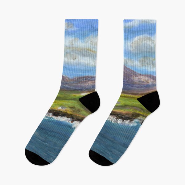 Item preview, Mynydd Tŵr or Holyhead Mountain from Bae Trearddur Bay on Anglesey designed and sold by LymphomaLass.