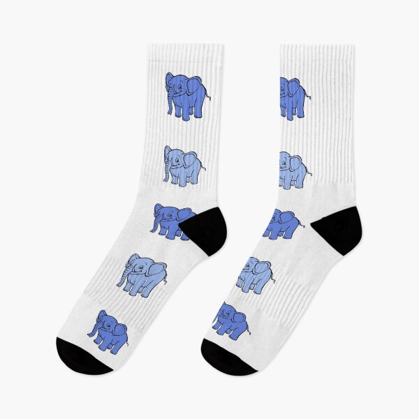 Item preview, blue elephants designed and sold by KacperStore.