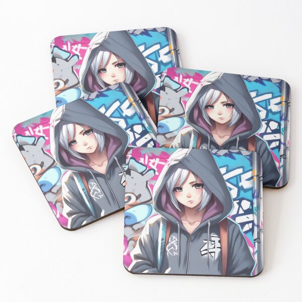 Artikelvorschau, Anime-Graffiti-Skater-Mädchen entworfen und verkauft von Fredro.