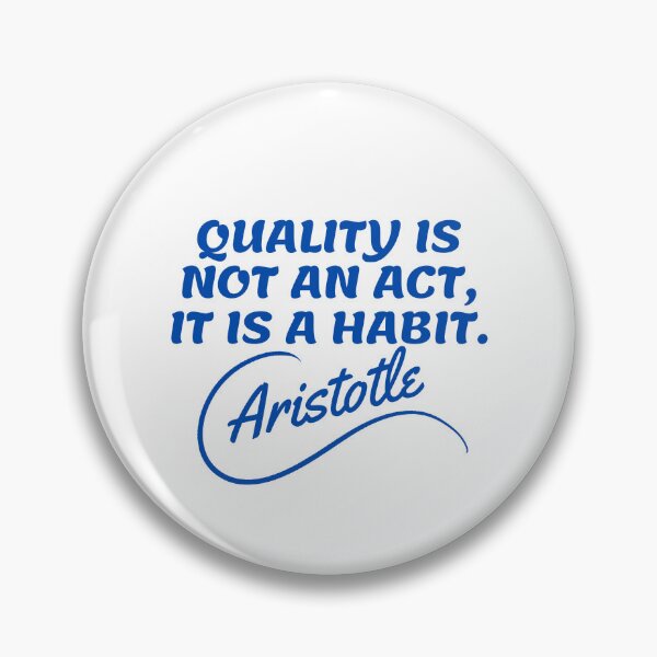 Item preview, Aristotle Quotes - Habit 2 designed and sold by Writer Quotes.