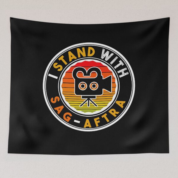 Item preview, I stand with the SAG-AFTRA v2 , writers on strike designed and sold by mwebba2005.