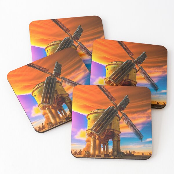 Item preview, A ravaged world of sand dunes and searing heat designed and sold by PixieDustAIArt.