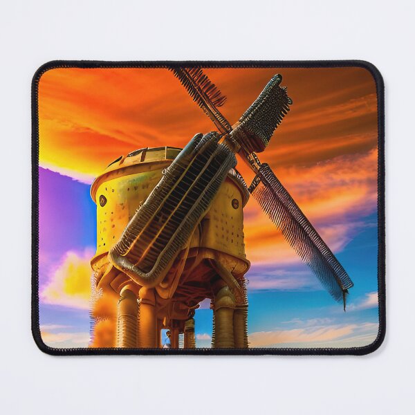Item preview, A ravaged world of sand dunes and searing heat designed and sold by PixieDustAIArt.