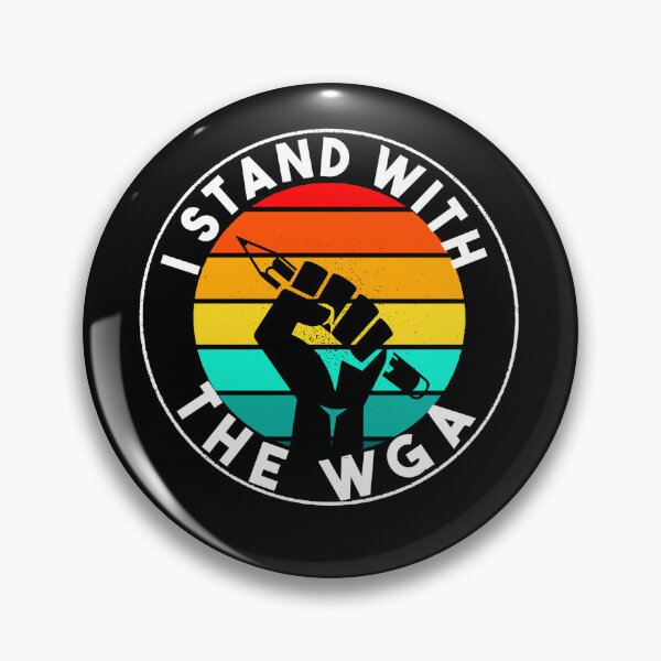 Item preview, I stand with WGA v2, writers on strike designed and sold by mwebba2005.