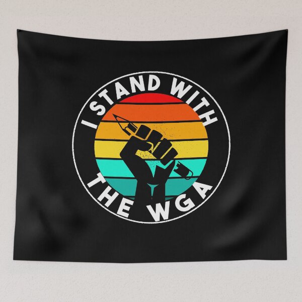 Item preview, I stand with WGA v2, writers on strike designed and sold by mwebba2005.