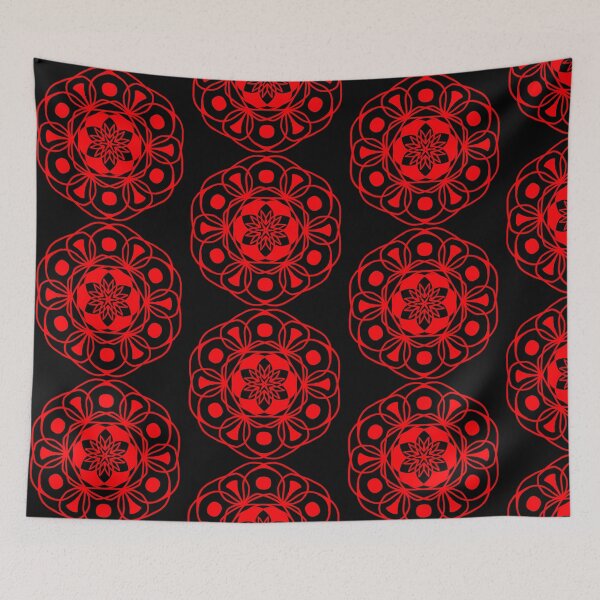Item preview, Neon Mandala Red designed and sold by CatellaArs.