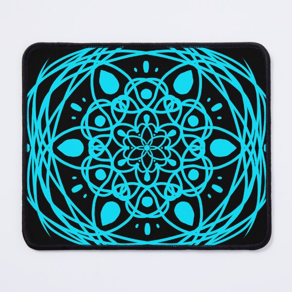 Item preview, Neon Mandala Blue designed and sold by CatellaArs.