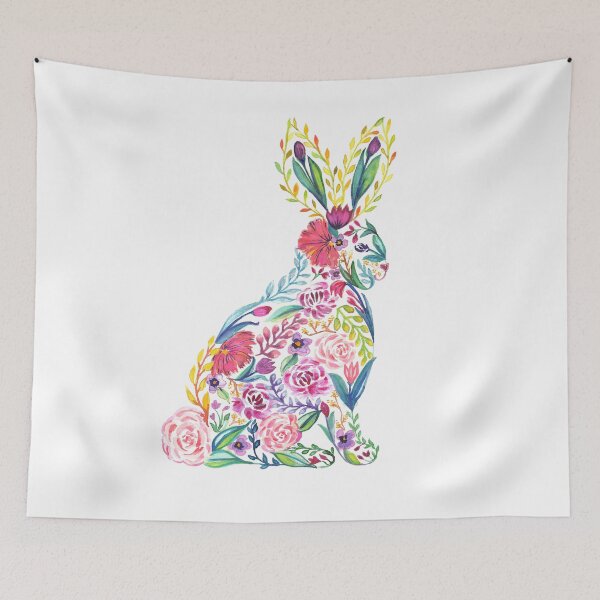 Item preview, Flower Bunny designed and sold by 3willows.
