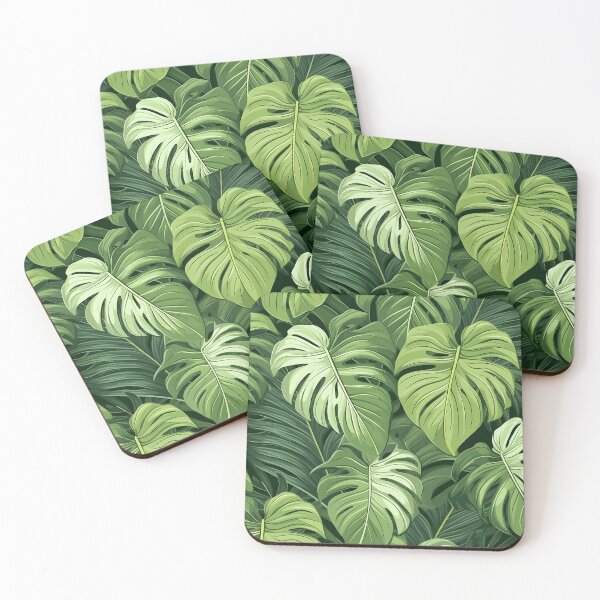 Item preview, Luxuriant Tropical Leaves Print designed and sold by imaginariumlab.