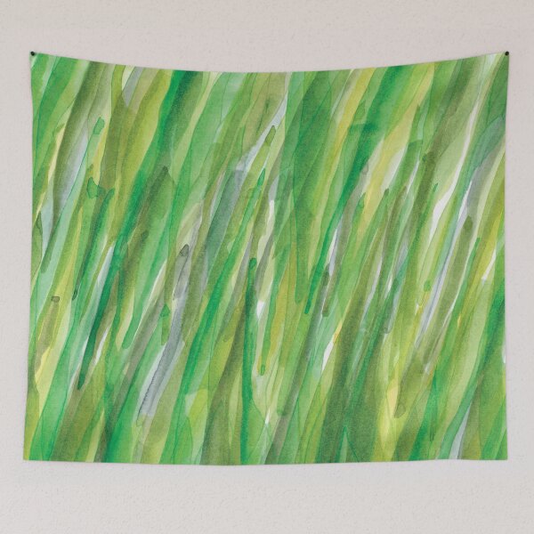 Item preview, Early Greens Springtime Rainstorm designed and sold by Alexandria Levin.
