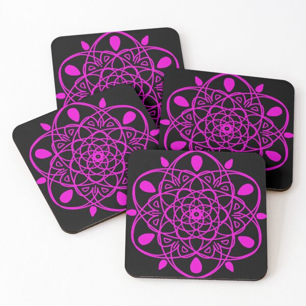 Item preview, Neon Mandala Pink designed and sold by CatellaArs.