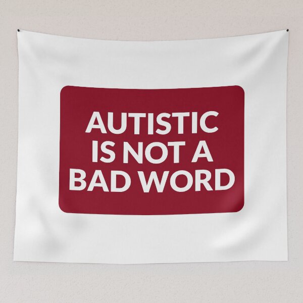 Item preview, Autistic Is Not A Bad Word - embrace neurodiversity designed and sold by Inspirationmotivation.