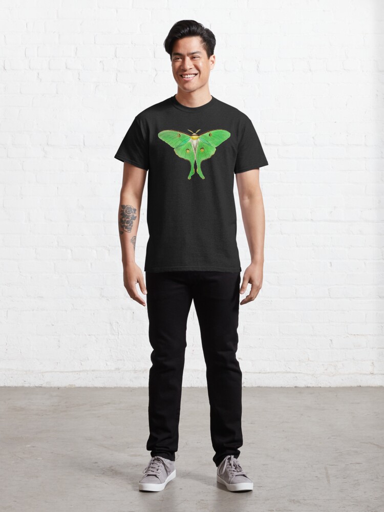 Thumbnail 3 of 7, Classic T-Shirt, Luna Moth designed and sold by heartsake.