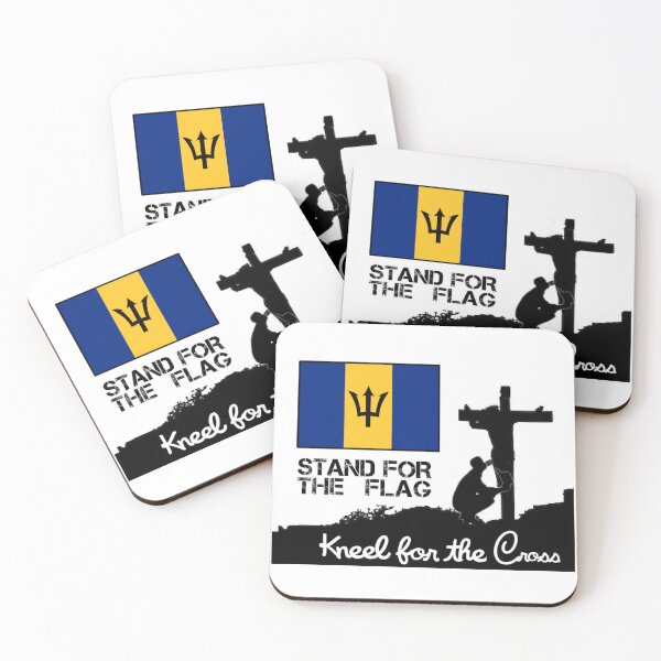 Item preview, Stand For The Barbadian Flag Kneel For The Cross designed and sold by JonathanR1994.