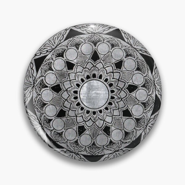 Aperçu de l'œuvre Mandala d'argent créée et vendue par PathosArt.