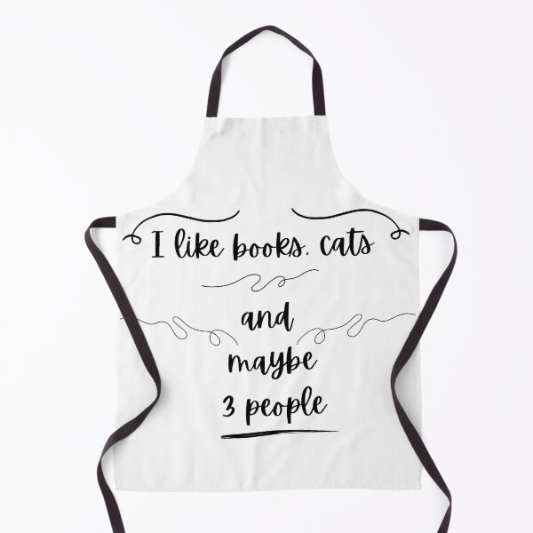 Item preview, I Like Books, Cats, and Maybe 3 People Booklover Animallover Introvert book aesthetic designed and sold by amaturka.