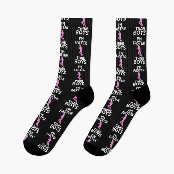 Item preview, Girls Cross Country Humor Funny Running  designed and sold by SharpThreadZ.