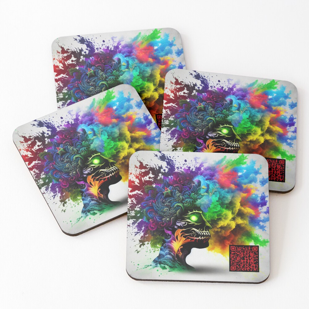 Item preview, Coasters (Set of 4) designed and sold by ArfulIntells.