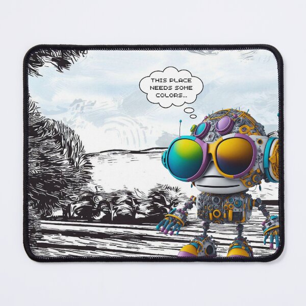 Item preview, Colorful robot designed and sold by SnapMood.