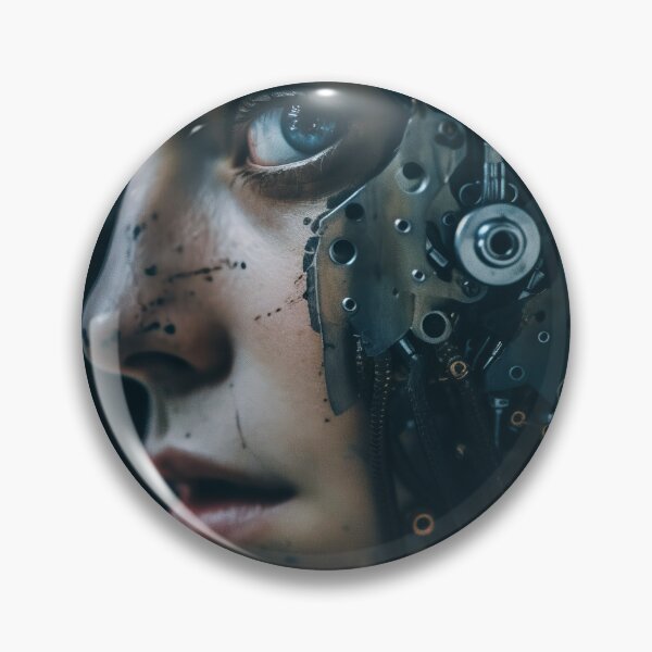 Item preview, Close-Up of Cybernetic Human designed and sold by cyberartmaker.