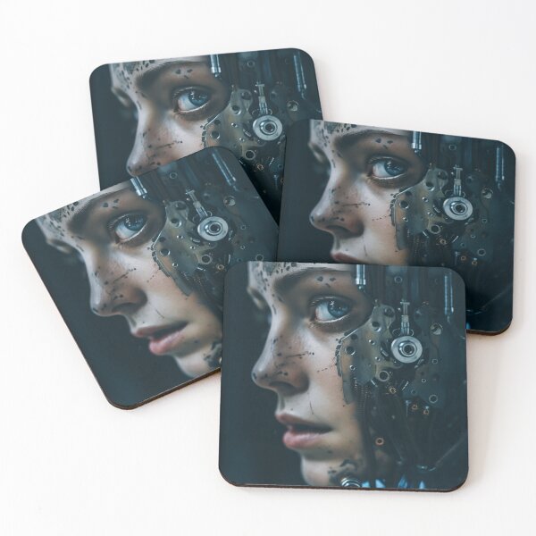 Item preview, Close-Up of Cybernetic Human designed and sold by cyberartmaker.